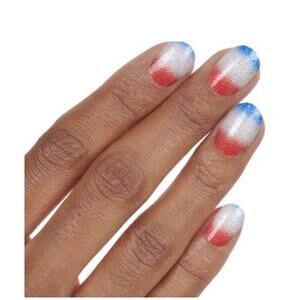 Color Street Firecracker Pop Nail Strips Real Polish Glitter FDG403